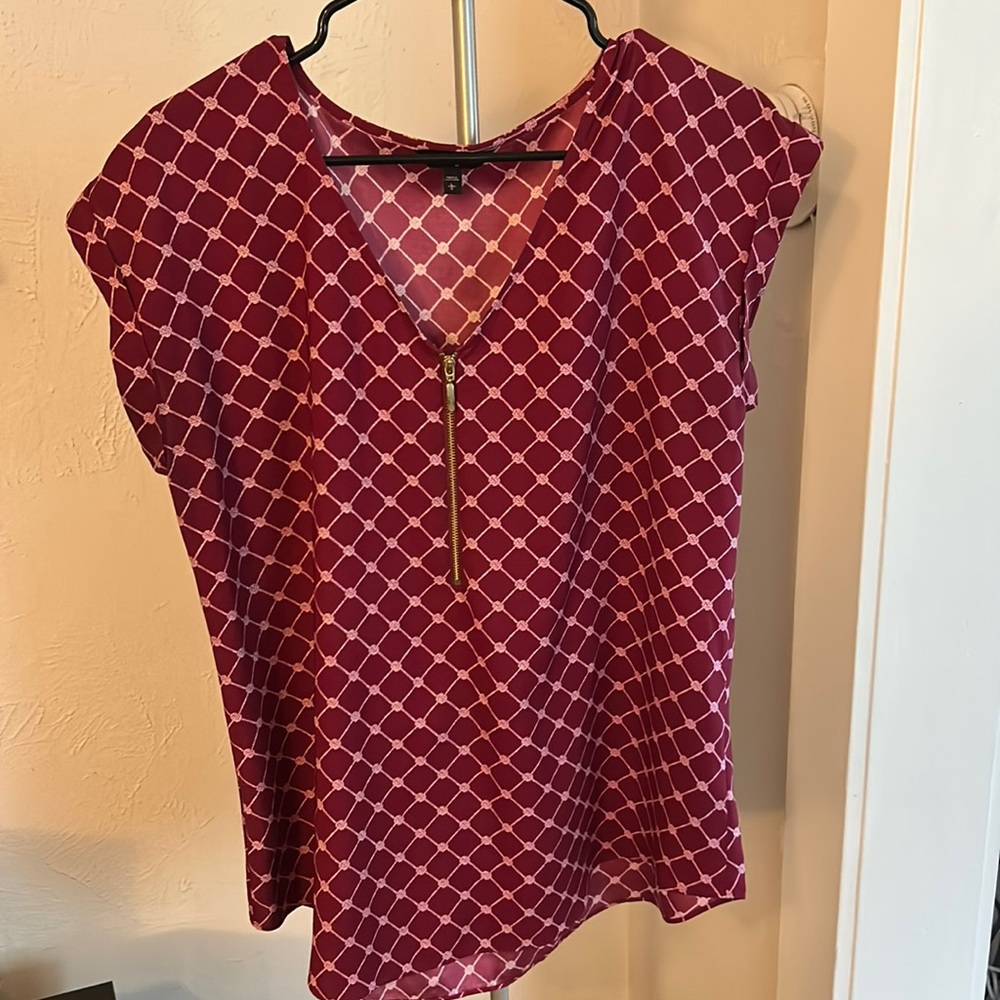Express Maroon Blouse